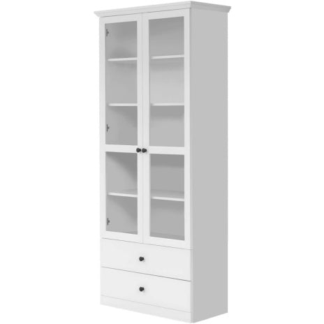 Vitrine im Landhausstil mit 8 Fachern und